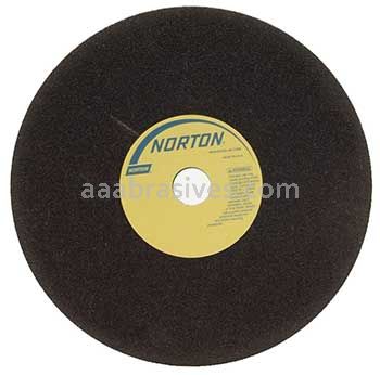 Norton 12 x 7/8 x 1-1/4 Norzon Sawgumming SG2181 R Sides Hole Cemented Type 01 Straight Wheels