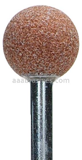 Norton A40 3/4" Ball/Gemini 38A M/M4 1/4 x 1-1/2/Vitrified Bond Mounted Points - A Shapes