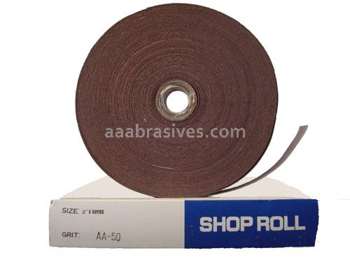 1-1/2x50 yds, 150 A/O, Shop Roll, J-Wt Cl