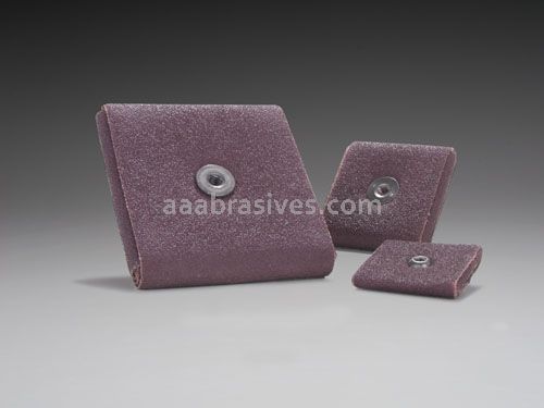1 x 1 x 8 120 8-32 Merit Aluminum Oxide Resin Square Pads