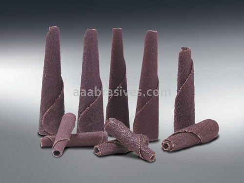 5/16 x 1-1/2 x 5 60 Grit B-20 Merit Aluminum Oxide Taper Cone Points