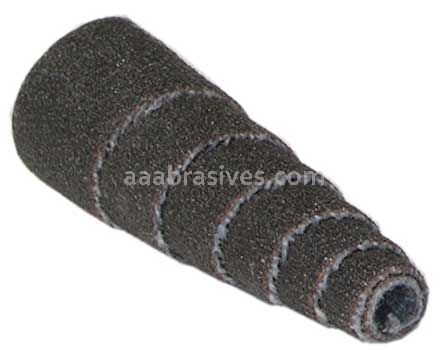 1/2 x 1-1/2 x 1/8 120 M-9 Merit Silicon Carbide Full-Taper Spiral Rolls