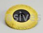 3M&trade; 7100138337 7-5/8 x 1 x 1-1/4 T-C 80 Grit Scotch-Brite&trade; Radial Bristle Brush with Flange