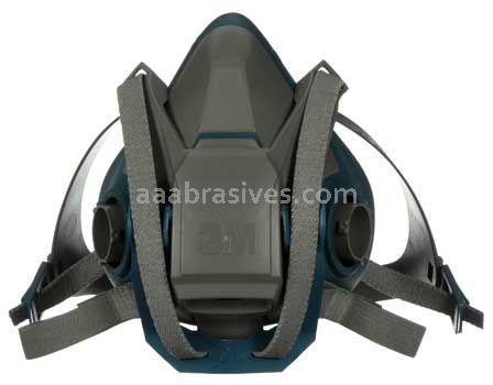 3M&trade; 7000128239 Rugged Comfort Quick Latch Half Facepiece Reusable Respirator 6502QL/49490 Medium