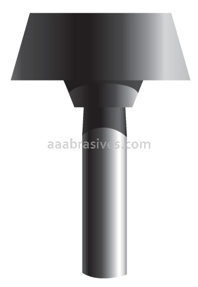 A-35, 1x3/8x1/4"sk, Mounted Point, Vitrified, PA/O