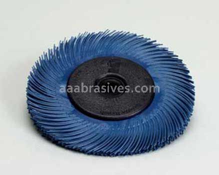3M&trade; 7100143047 7-5/8” T-C 400 Grit Refill Scotch-Brite&trade; Radial Bristle Brush Replacement Disc