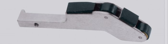 Dynabrade 11200 - Contact Arm Ass"y, 5/8" Dia. x 3/8" W, Rubber Wheel, Platen Between 2 Contact Wheels