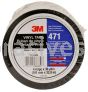 3M™ 7010335136 Vinyl Tape 471 Black 4" x 36 yards