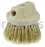 Weiler 25271 4-1/2" Round Window Brush Flagged Gold Polystyrene Fill