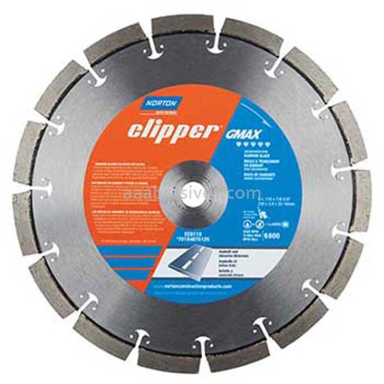 Norton 70184633867 Gmax 10 x .110 x 1-5/8 Tab Segmented Rim Diamond Saw Blade