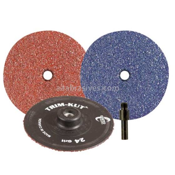 5" Trim-Kut Disc Polymer Backing 120 A/O RB 1/4" Hex Mandrel Included