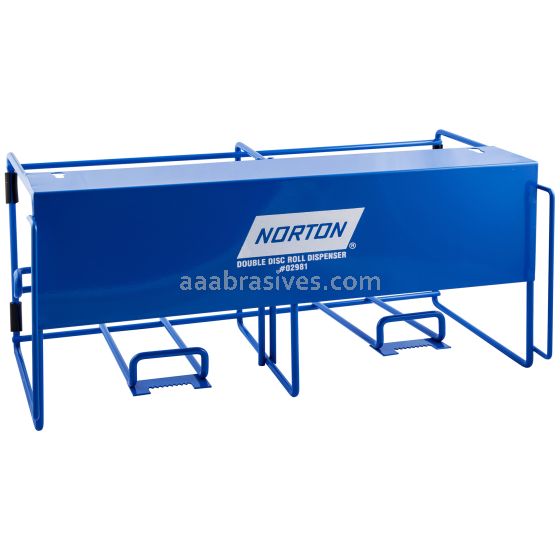 Norton Double Disc Roll Dispenser for 5" or 6" disc rolls