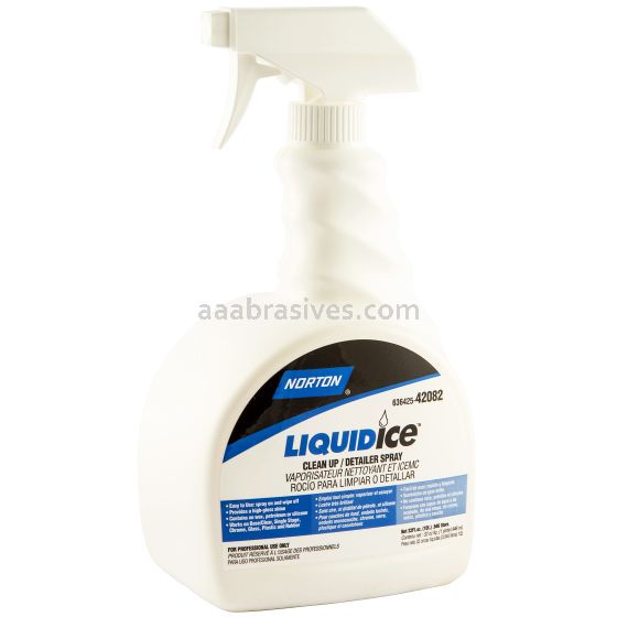 Norton Abrasives 63642542082 Liquid Ice Clean-Up Detailer Spray