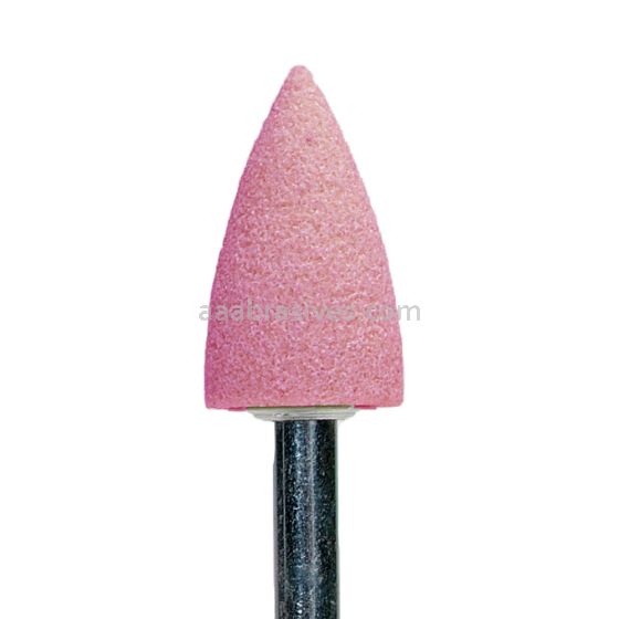 A-12, 1-1/16x1-1/4x1/4"sk, Mounted Point, Vitrified, PA/O