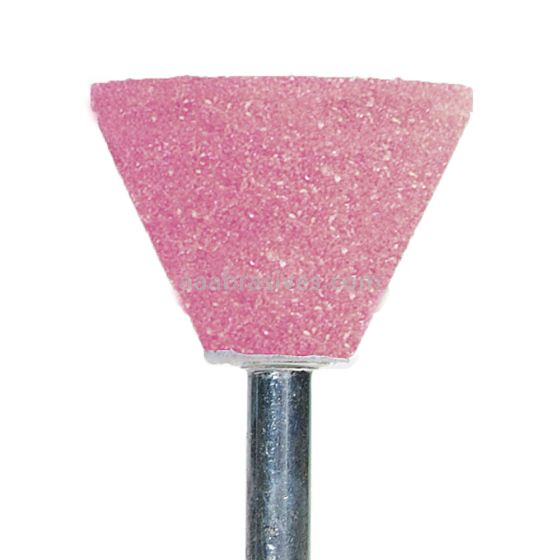 A-31, 1-3/8x1-1/4x1/4"sk, Mounted Point, Vitrified, PA/O