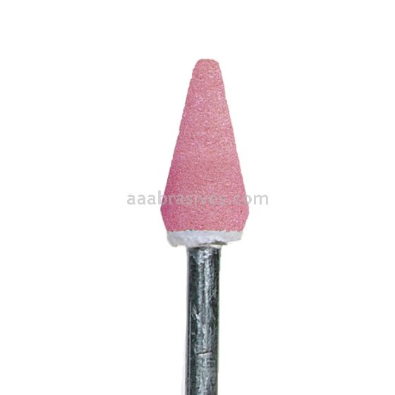 B-53, 1/4x5/8x1/8"sk, Mounted Point, Vitrified, PA/O