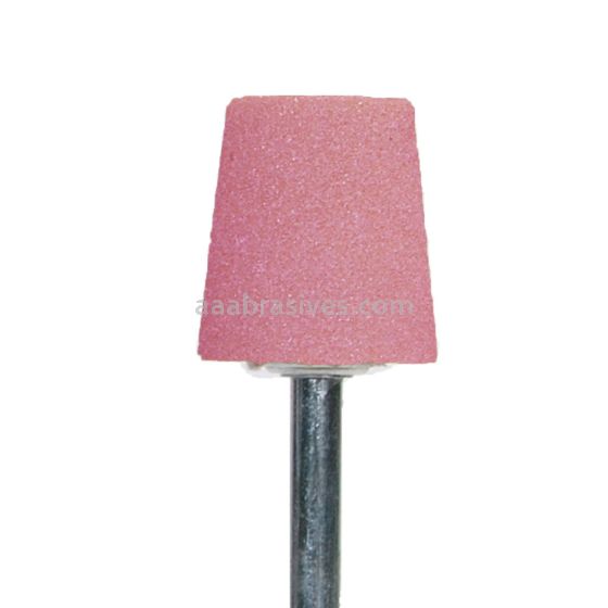 B-91, 1/2x5/8x1/8"sk, Mounted Point, Vitrified, PA/O
