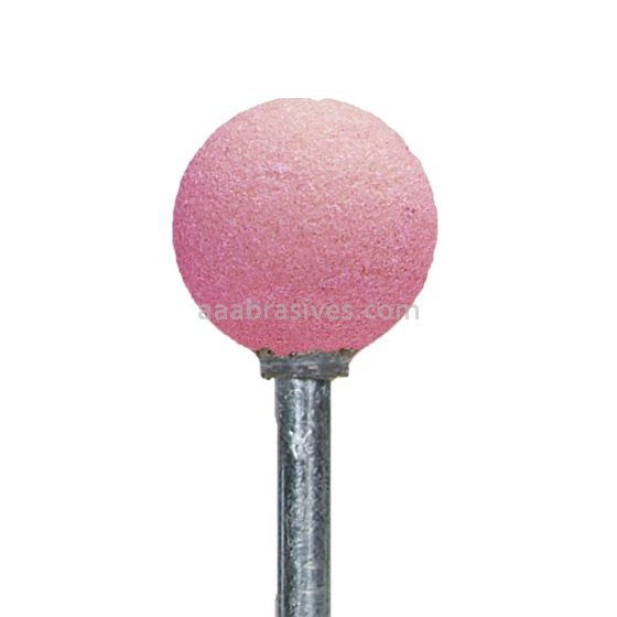 B-121, 1/2x1/2x1/8"sk, Mounted Point, Vitrified, PA/O