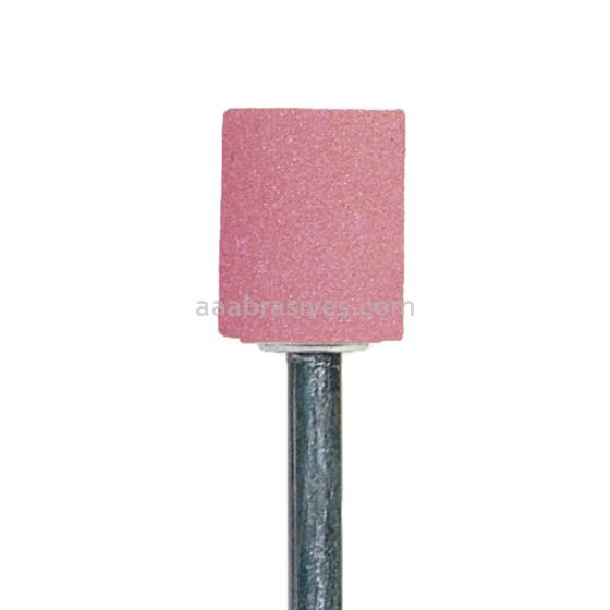B-132, 3/8x1/2x1/8"sk, Mounted Point, Vitrified, PA/O