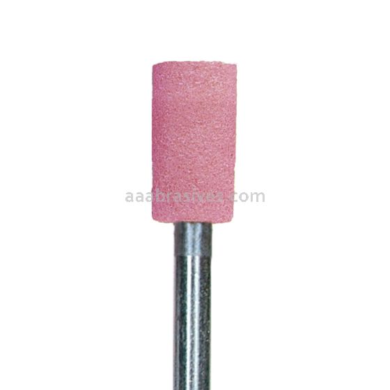 B-135, 1/4x1/2x1/8"sk, Mounted Point, Vitrified, PA/O