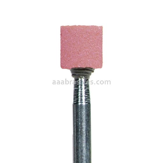 W-160, 1/4x1/4x1/8"sk, Mounted Point, Vitrified, PA/O