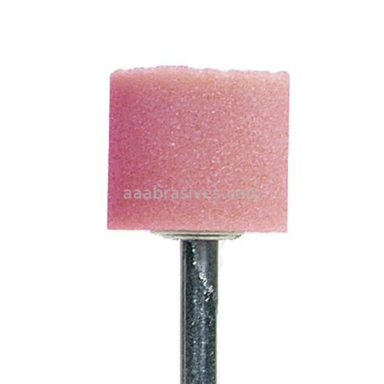 W-185, 1/2x1/2x1/8"sk, Mounted Point, Vitrified, PA/O