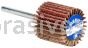 Merit Abrasives 08834137492 1-3/16 x 1/8 x 1/8 Small Diameter Flap Wheels With 1/8" Steel Shank 120 Grit Merit Aluminum Oxide