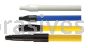 60" Fiberglass Handle Threaded, Flow Thru, 7/8" Diameter, Shut-Off Valve
