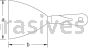 CS Unitec&trade; EX408-25B 25mm Putty Knives Copper Beryllium