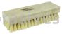 Weiler 44024 8" Square End Scrub Brush 1" Trim Length White Tampico Fill