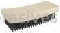 Weiler 44066 Block Type Scratch Brush .012 Carbon Steel Fill Curved Face