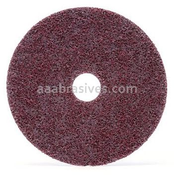 3M&trade; 7000046244 4-1/2 x 7/8 Center Hole ACRS H&L Heavy Duty Light Grinding and Blending Scotch-Brite Disc