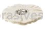 Unmounted Buffing Wheel 8" Dia. 5/8" Arbor Hole 16 Ply Airway 158-AS Cotton White
