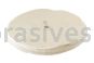 Unmounted Buffing Wheel 10" Dia. 3/4" Arbor Hole 40 Ply Single Stitched 162-10 Cotton White