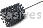 Weiler 34291 CrossFlex Heavy Duty Bore Brush 5-1/2 Diameter 180 SC Grit
