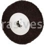 8x1x3, A/O Fine, Unmounted Nonwoven Flap Finishing Wheel