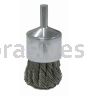 Weiler 36051 - 1" 1/4" Stem, .020, Retail Pack, Vortec Pro Knot Wire End Brush - 012382360511