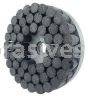 Weiler 86125 Burr-Rx 10" Shell-Mill Holder Disc Brush .026/120 CG Crimped Fill