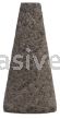 Norton 1-1/2 / 1/2 x 3 x 3/8-24/Gemini 57A24-R/E113445 NFRH Steel Bushing/Type 17 Cones - Square Tip
