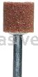 Norton W175 3/8 x 3/8 Gemini 38A M/I2 1/8 x 1-1/2 Vitrified Bond Mounted Points - W Shapes