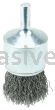 Weiler 36248 Wolverine 1" Crimped Wire End Brush .014" Steel Fill 1/4" Stem