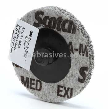 3M™ Scotch-Brite™ Roloc™ 7100191199 2 x 1/8 2S VFN SPR 24434A EXL Unitized Wheel