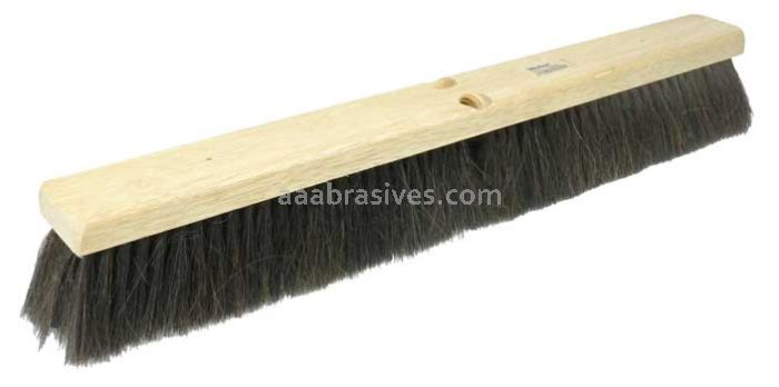 Weiler 42002 24" Fine Sweep Floor Brush Black Horsehair Fill
