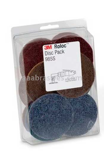 3M&trade; 7100029190 985S Roloc&trade; Disc Pack 