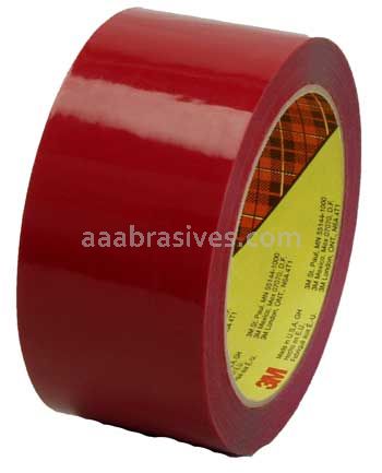 Scotch&trade; Box Sealing Tape 373 Red 48 mm x 50 m Plastic Core 3M 7010412607