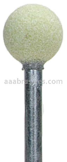 Norton B122 3/8" Ball/Quantum 3NQ80-OVS/I2 1/8 x 1-1/2/Vitrified Bond Mounted Points - B Shapes