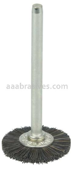 Weiler 26059 3/4" Miniature Wheel Stiff Hair Fill 1/8" Stem