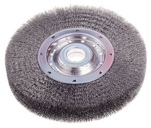 Osborn 4-1/4" WIDE FACE WIRE WHEEL (.0104 SS X 1" WIDE X 2" AH)#22098