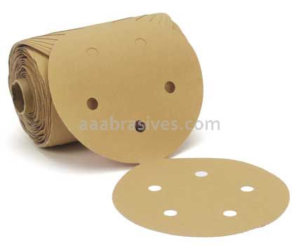 3M&trade; 7000118108 6” P80 Grit A-wt 216U Stikit&trade; Gold Paper D/F Disc Roll