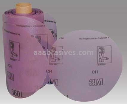3M™ 7010532767 5" P400 Grit 360L A/O Stikit™ Film Sanding Disc Roll